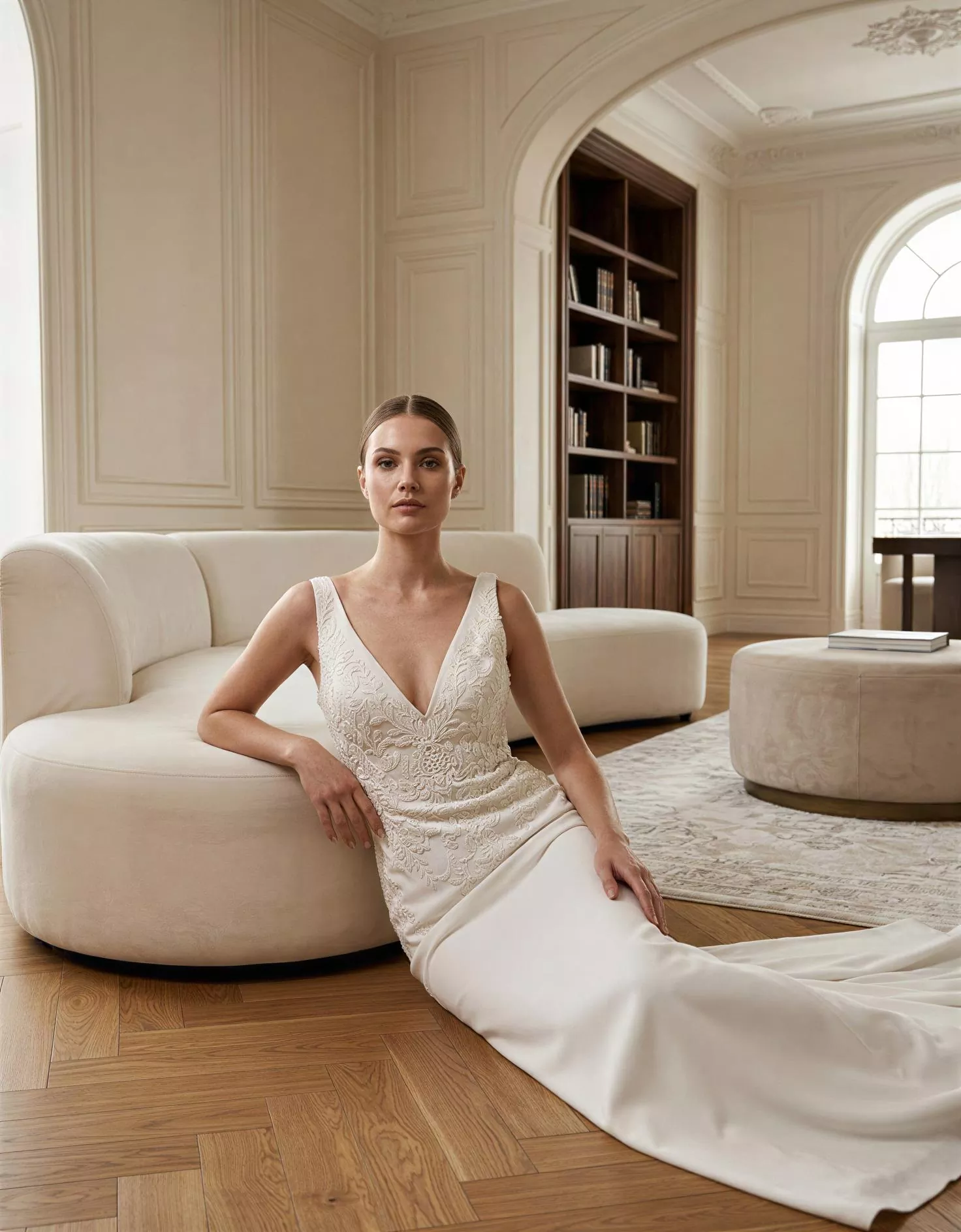 vestido-novia-jorvix-outletnupcial-encaje-escoteenv-espaldacerrada-frente-atelierdebodas