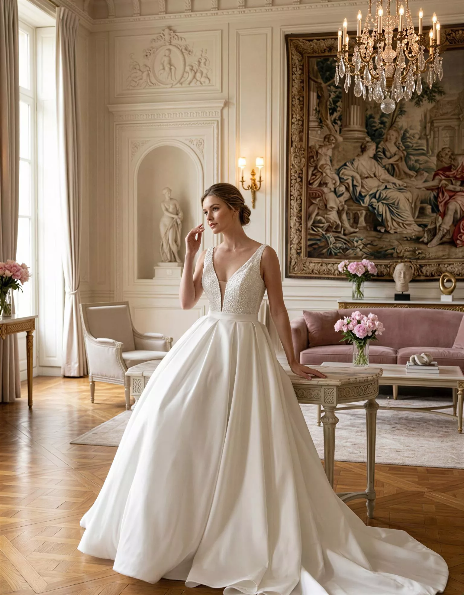 vestido-novia-thrynn-outletnupcial-crepé-escoteenv-espaldaenv-frente-atelierdebodas