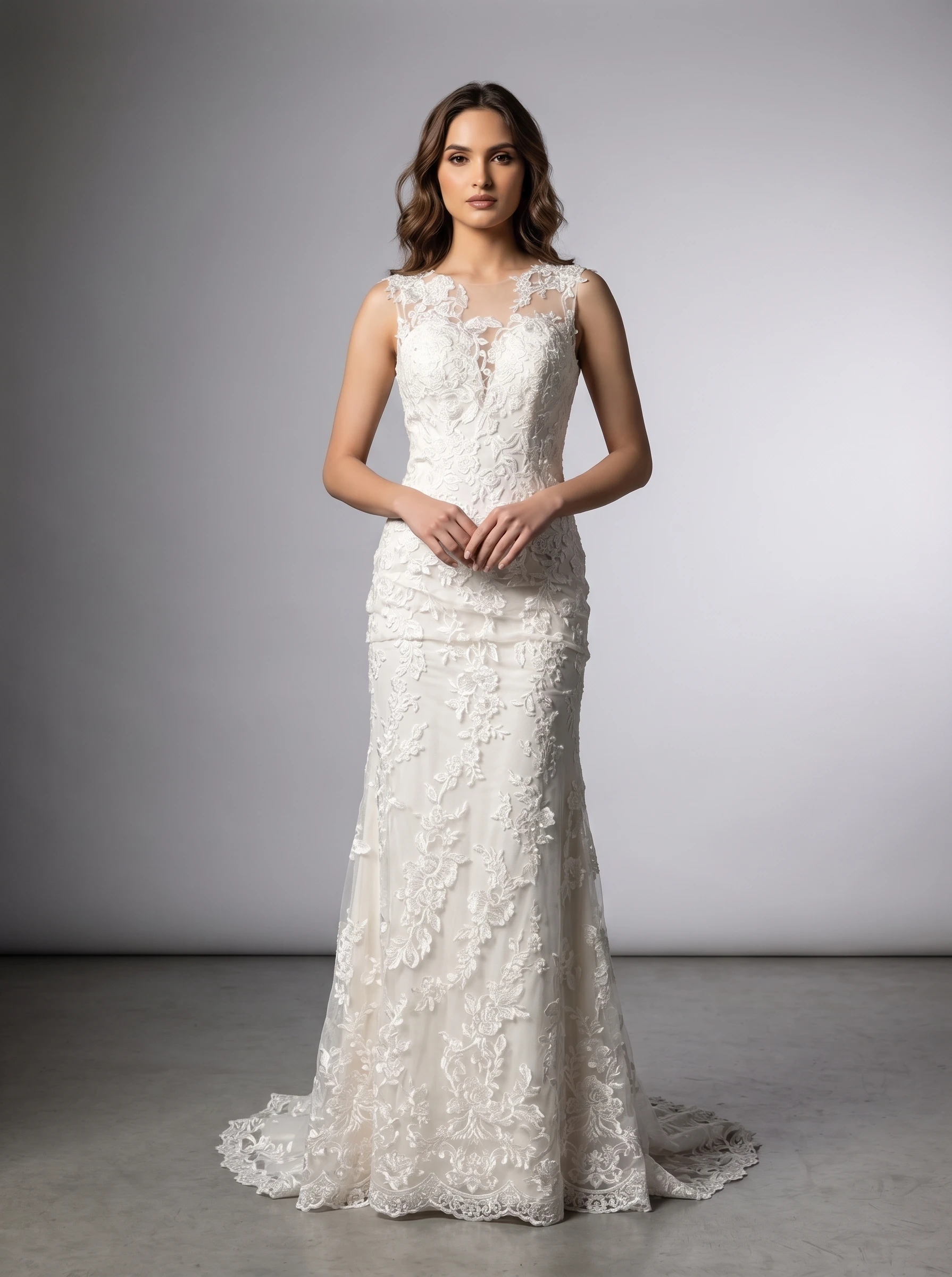 vestido-novia-dhara-encaje-escoteilusion-espaldailusion-frente-outletnupcial