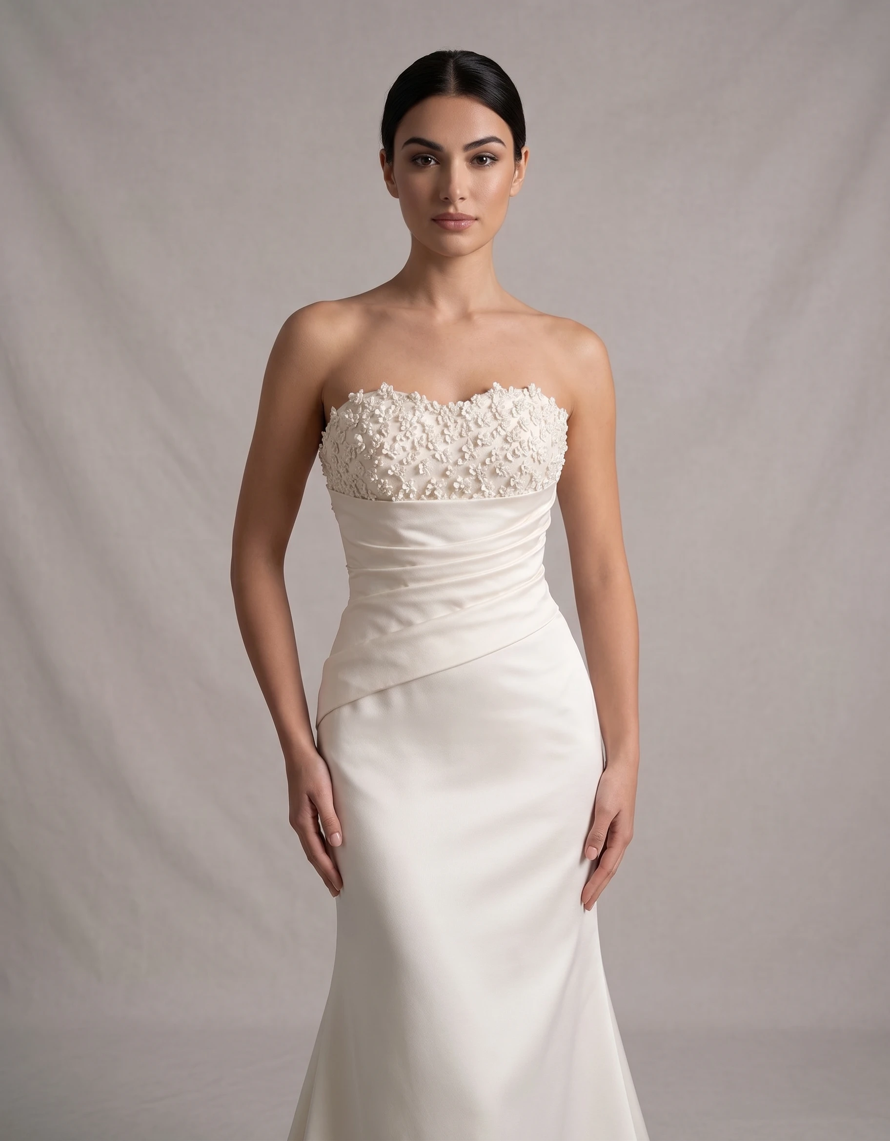 Vestido de novia Lopa pedrería outlet - Outlet Nupcial