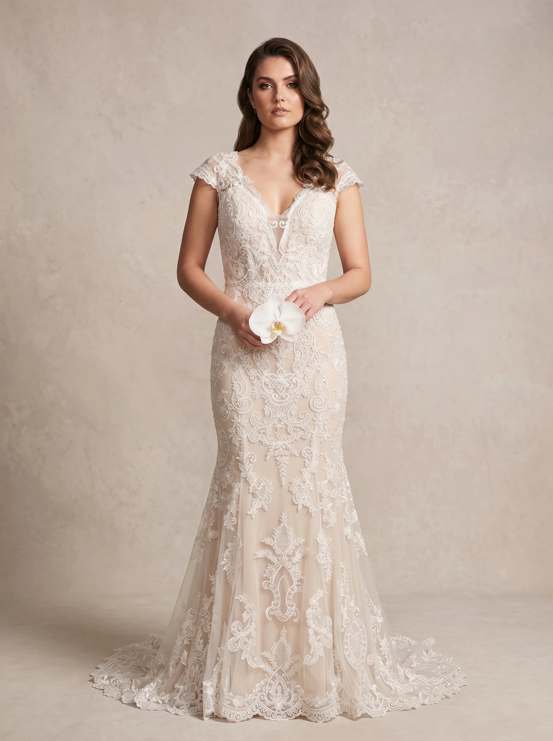 Vestido de novia Nimes sirena outlet - Outlet Nupcial