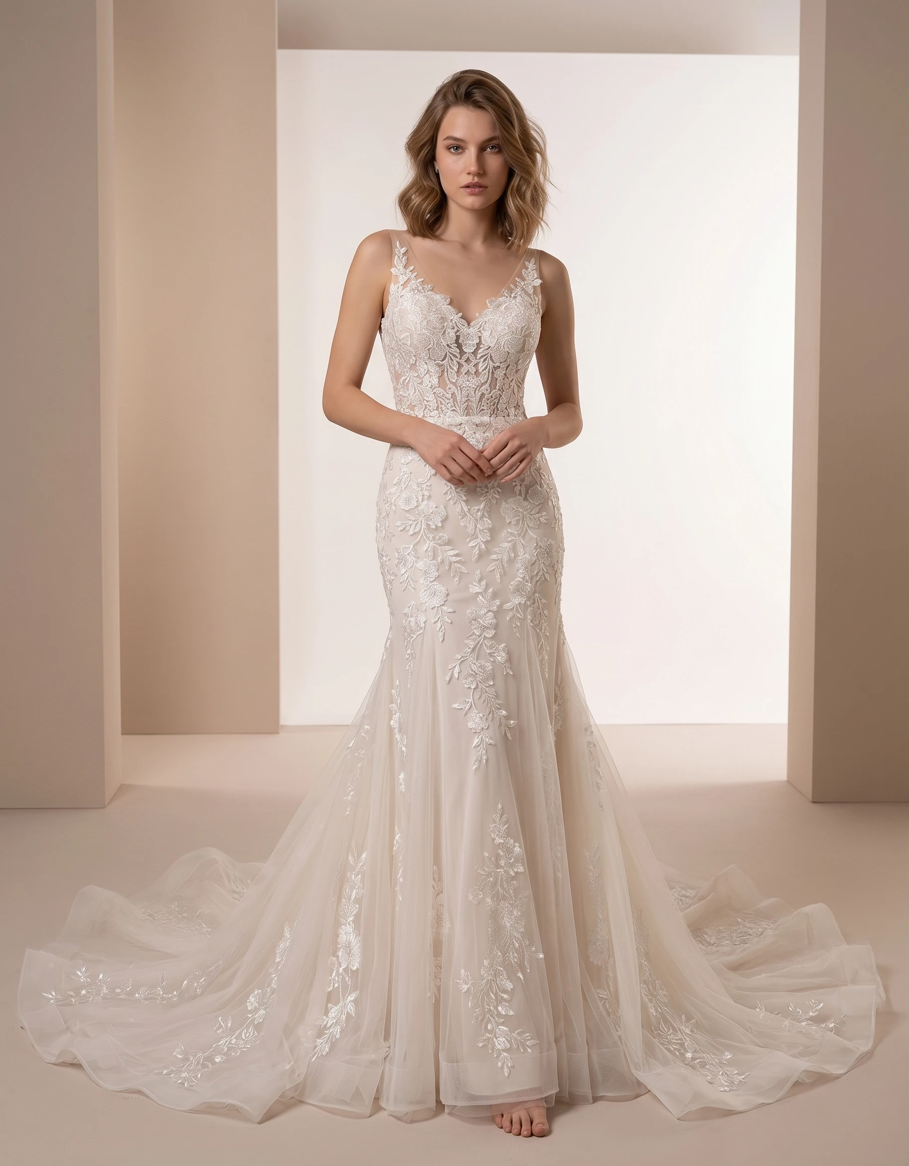 vestido-novia-valeris-encaje-escoteilusion-espaldailusion-frente-outletnupcial
